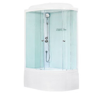 Душевая кабина Royal Bath RB 8120BK5-WT 120х80 см, с прозрачными стеклами, левосторонняя