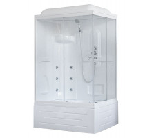 Душевая кабина Royal Bath RB 8100BP2-T 100х80 см, с прозрачными стеклами, левосторонняя