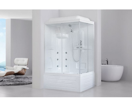 Душевая кабина Royal Bath RB 8120BP2-T 120х80 см, с прозрачными стеклами, левосторонняя