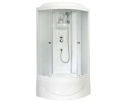 Душевая кабина Royal Bath RB 90BK4-MM 90х90 см, с матовыми стеклами