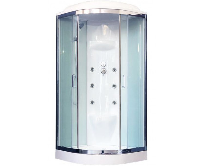 Душевая кабина Royal Bath RB 90HK7-WT-CH 90х90 см, с прозрачными стеклами