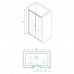 Душевая дверь RGW PA-11 160 см, прозрачное стекло