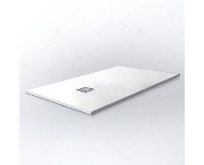 Душевой поддон RGW ST-W 80x110 см, прямоугольный, искусственный камень, белый