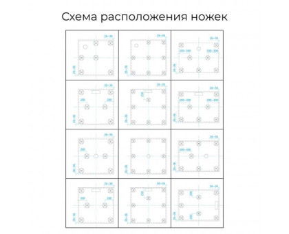 Душевой поддон RGW STM-G 80x80 см, квадратный, графит